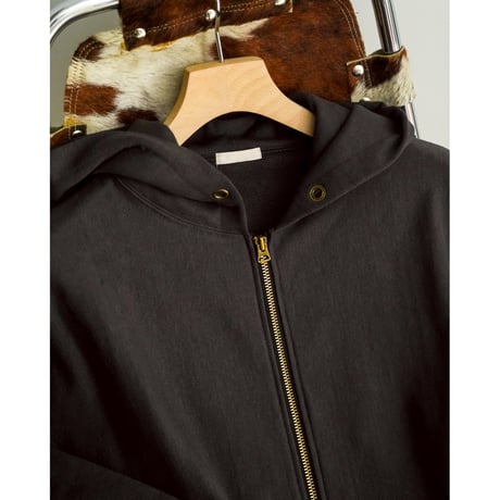 ULTERIOR Ex. FADED SILKY TERRY RW SWEAT FULL ZIP HOODIE