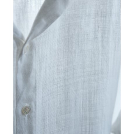 Aquellos Ojos Verdes  Ex. Dressed Hemp "Sheer" Classic open collar shirt