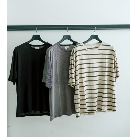 MAATEE&SONS WASHABLE SILK TENJIKU LOOSE TEE