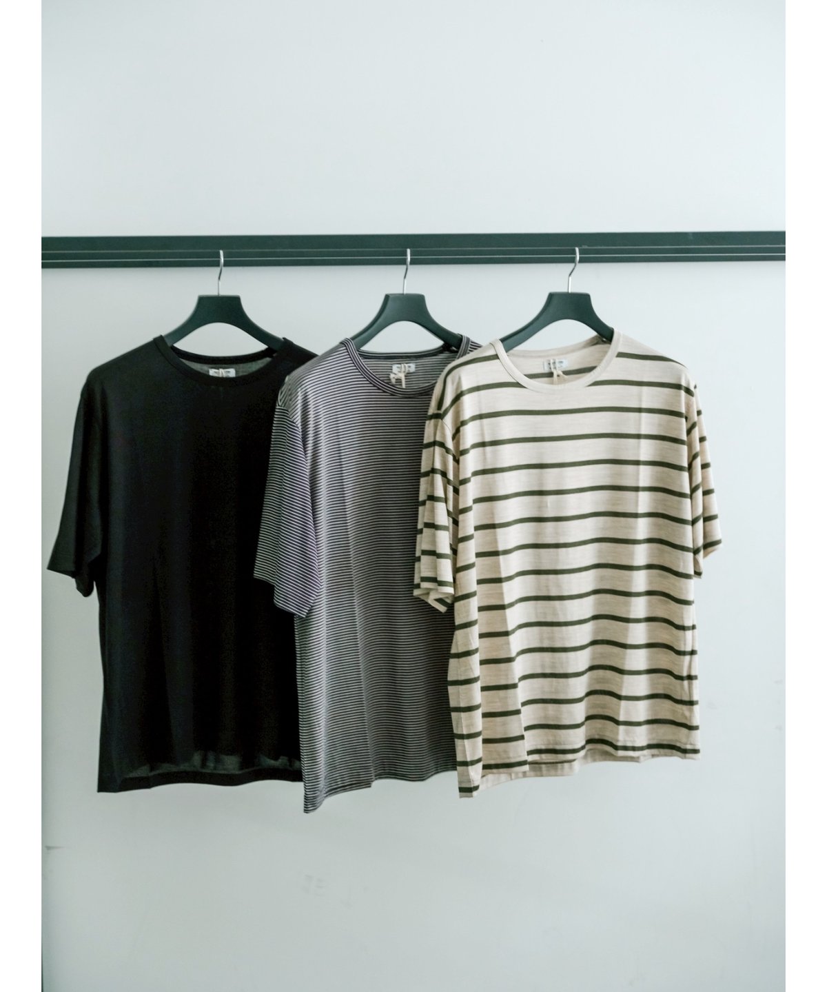 トップス MAATEE&SONS WASHABLE SILK TEE L/S MAATEE&SONS