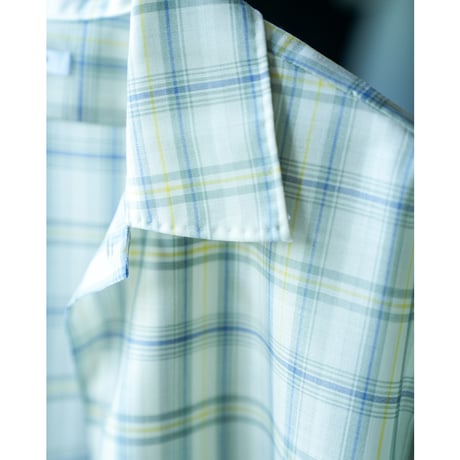 MAATEE&SONS  "H"WOOL OPEN COLLAR SHIRTS