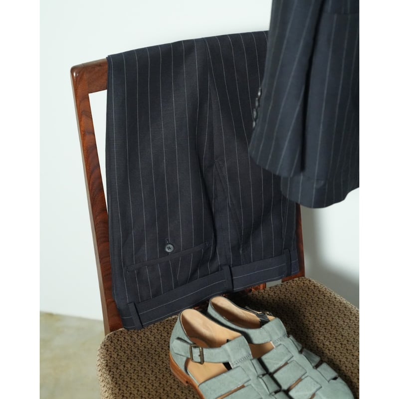 【新品】MAATEE&SONS 撚杢ヘリンボーン setup trouser 2 新品】MAATEE&SONS 撚杢ヘリンボーン setup trouser 2