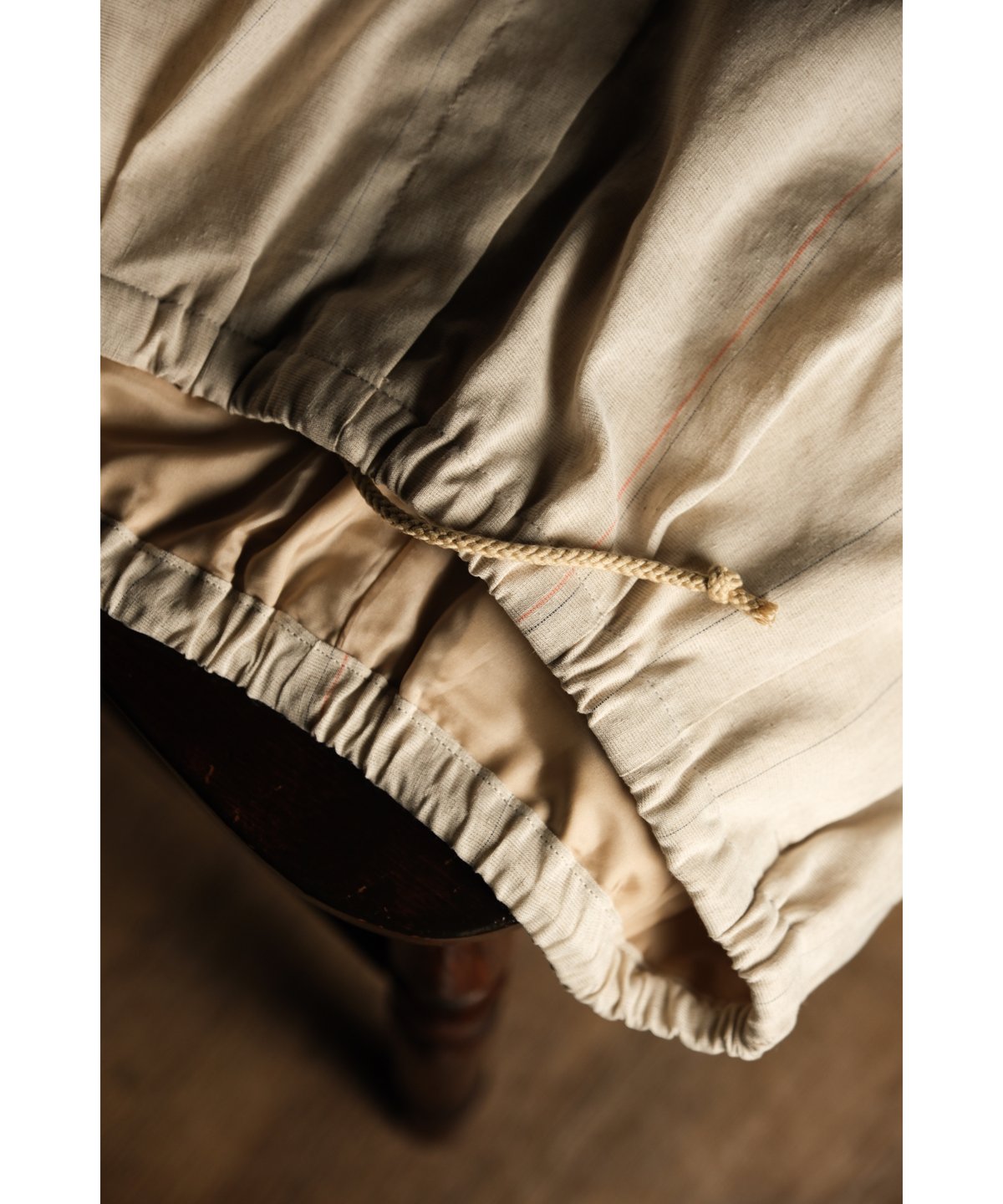 MAATEE&SONS Ex. C/Li STRIPE EASY SHORTS | Muste