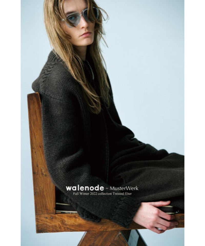 walenode Ex. Tibetan yak Hand knitted cowichan