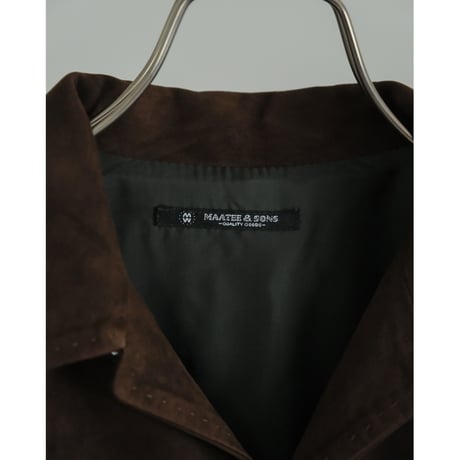 MAATEE&SONS SUEDE SHIRTS JACKET