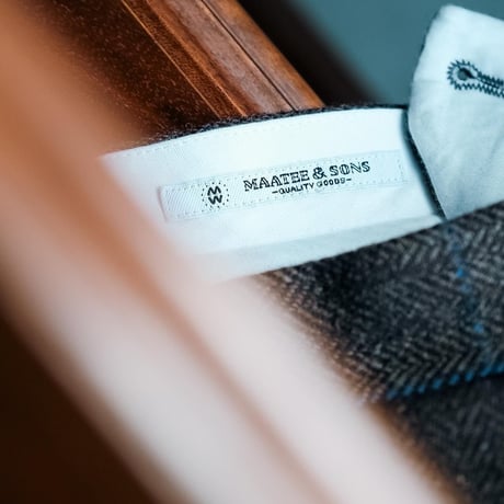 MAATEE&SONS Ex. 2PLEATS TROUSER "JEFFERY"