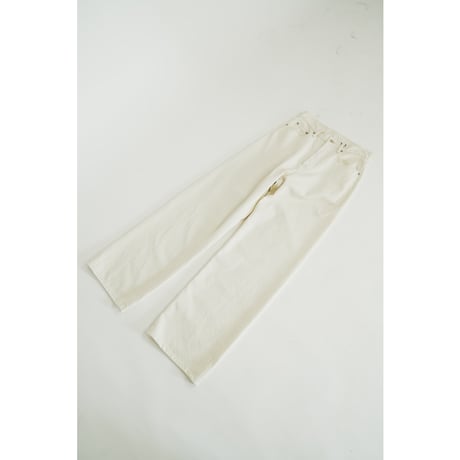 The CLASIK "SOFT COTTON SILK DENIM" WIDE LEG JEANS