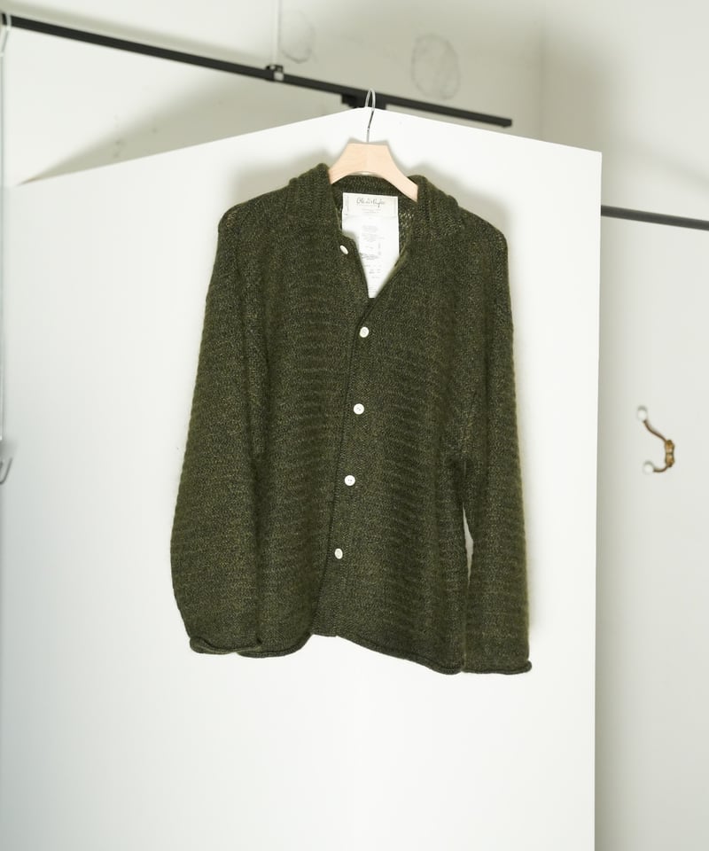 Olde H&Daughter SILK MOHAIR WRAP STITCHES SHIRT