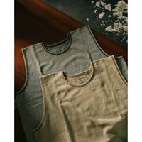 Olde Homesteader "YOUTH" MOIRE STRIPE JERSEY SLEEVELESS