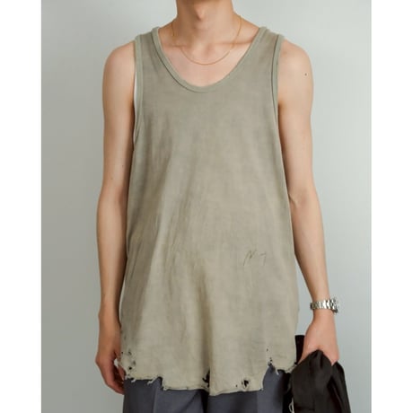 ANCELLM DAMAGE TANK TOP