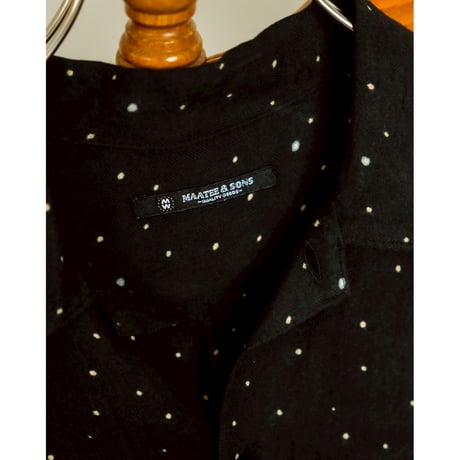 MAATEE&SONS OP COLLAR SHIRTS DOTS