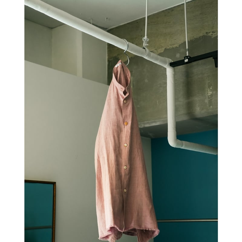 MAATEE&SONS LINEN FRINGE SHIRTS 鉄焙煎 | MusterWerk