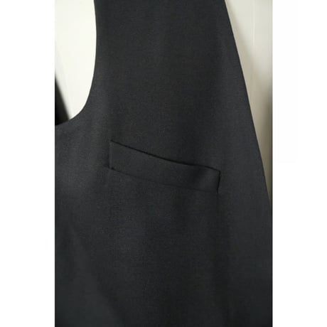 LEA BOBERG D.W. VEST - BRITISH WOOL CREPE
