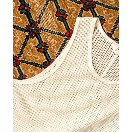 ANCELLM DYED MESH TANK TOP
