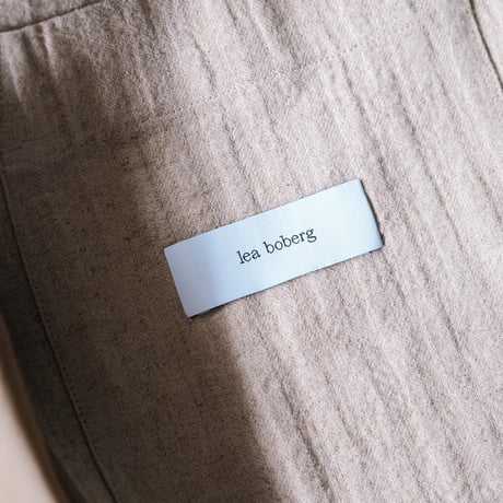 LEA BOBERG D.W. VEST - JAPANESE VINTAGE LINEN HERRINGBONE