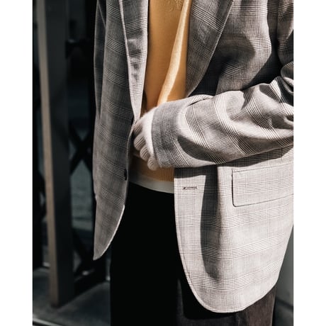 RAKINES Post-classical glen check 2B jacket