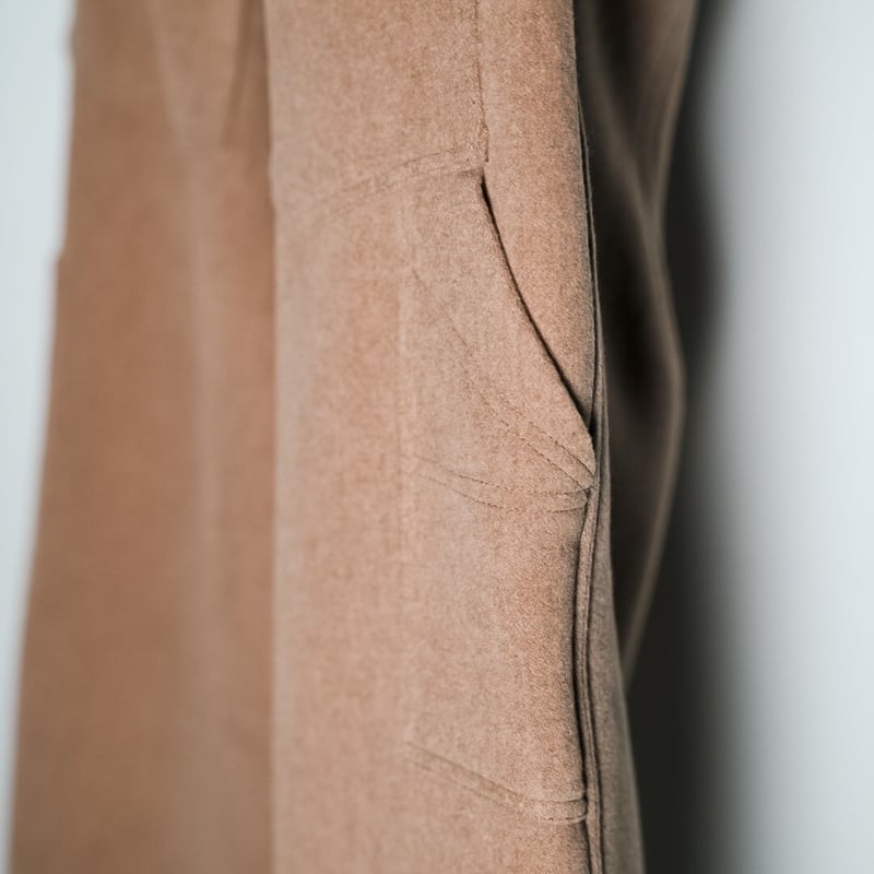 MAATEE&SONS Ex. CAMEL PILE MELTON DOUBLE-KNEE P