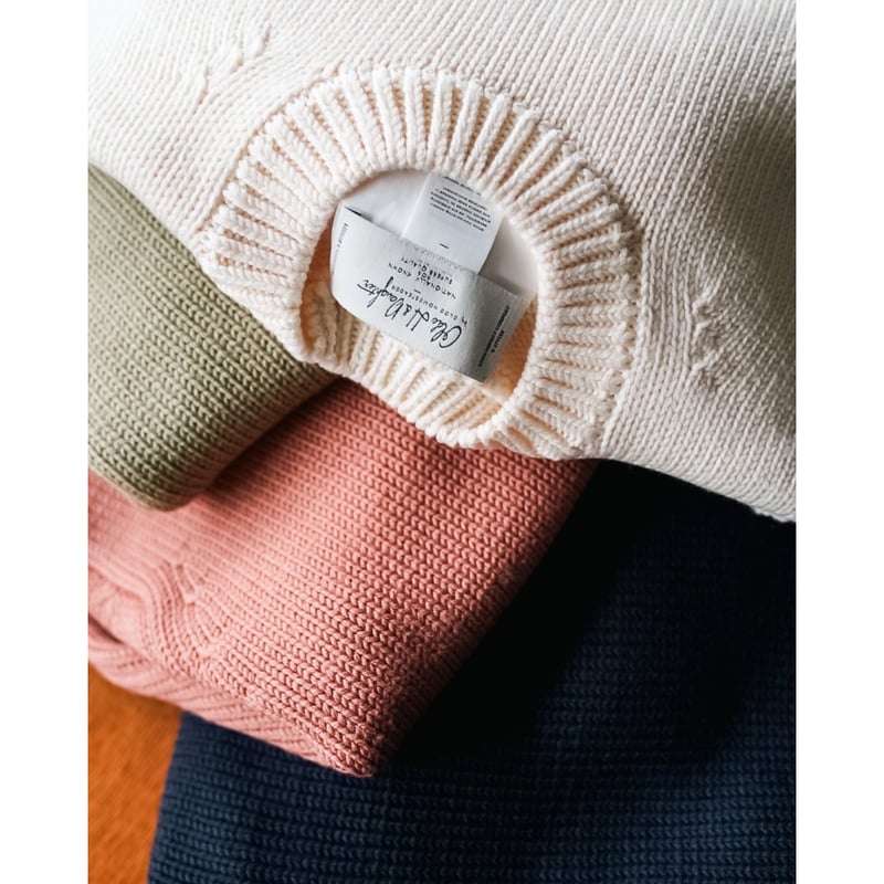 トップス Olde H&Daughter Ex.WOOSTED WOOL DS Olde H & Daughter Ex. WOOSTED WOOL CREW NECK P/