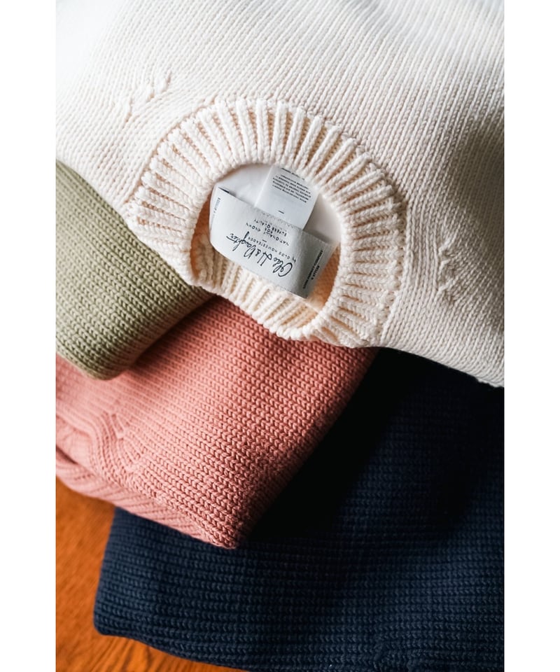 Olde H & Daughter Ex. WOOSTED WOOL CREW NECK P/ Olde H & Daughter Ex. WOOSTED WOOL CREW NECK P/