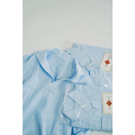 Bourrienne Paris X Ex. SCULPTEUR LIN CHECKS BLUE