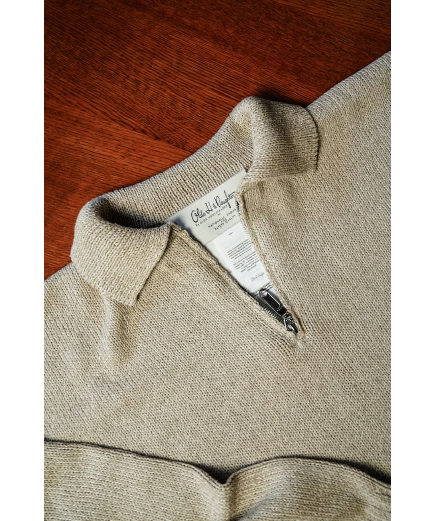 Olde H&Daughter SILK COTTON HALF ZIP P/O | Must