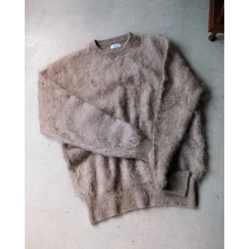 MAATEE&SONS CASHMERE SHAGGY P/O SWEATER | Muste