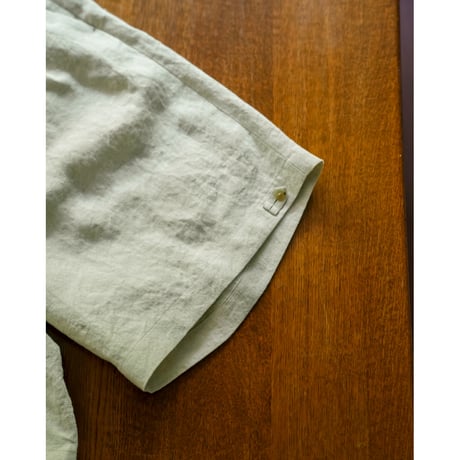 MAATEE&SONS Ex. SHORT TROUSER  "Italian 生Hemp Gabardine"