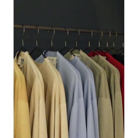 Olde H & Daughter SILK PLAIN STITCH CREW NECK KNITWEAR