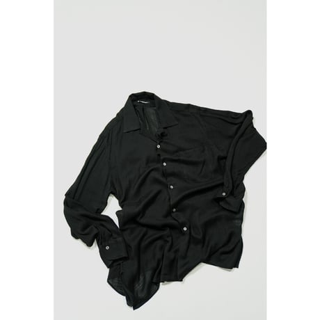 MAATEE&SONS OPEN COLLAR SHIRTS SILKRAYON