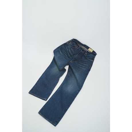 cantate Denim Flare Trousers (VINTAGE WASH)