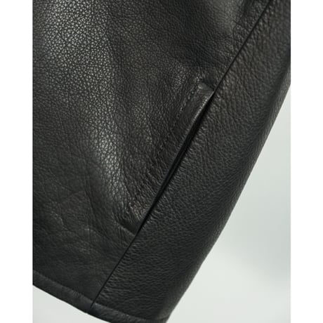 MAATEE&SONS DEAR LEATHER VEST 裏カシミヤ