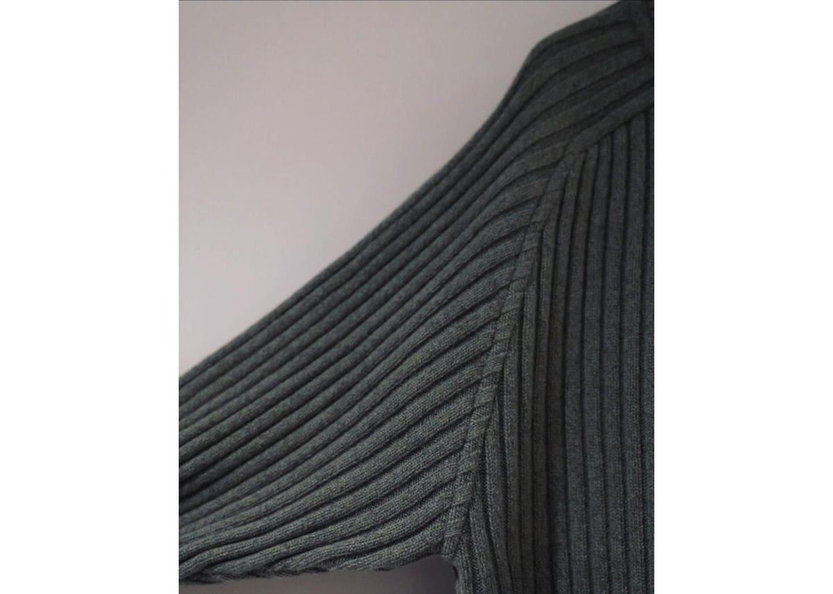 slopeslow Lamb's Cashmere Rib Mock Sweater | Mu