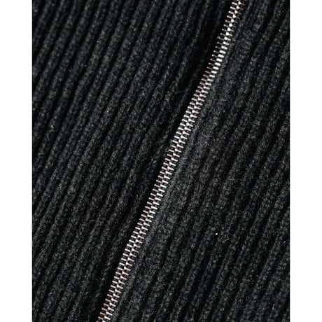 The CLASIK ALASHAN CASHMERE SADLE ZIP CARDIGAN