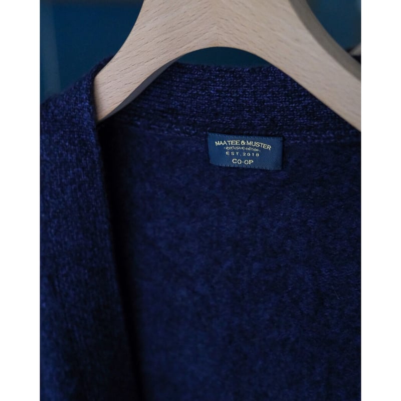 MAATEE&SONS Ex. CASHMERE SHAGGY 2 N/B CARDIGAN