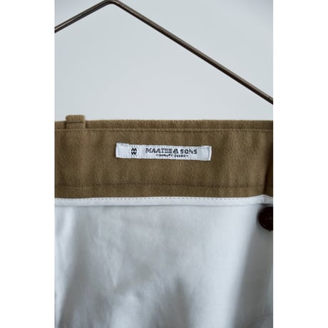 MAATEE&SONS L POCKET NO PLEATS SLACKS