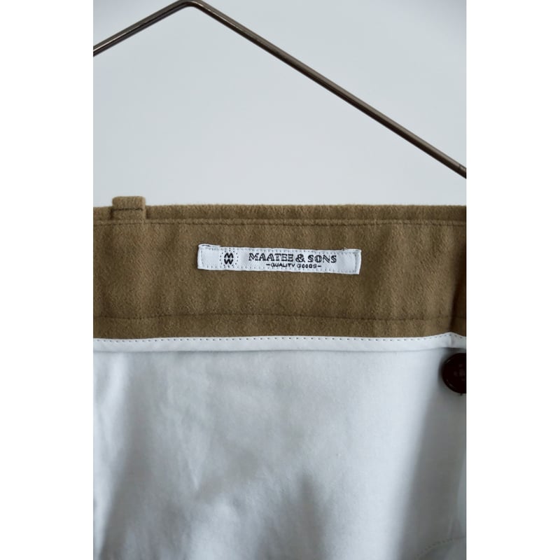 MAATEE&SONS L POCKET NO PLEATS SLACKS | MusterWerk