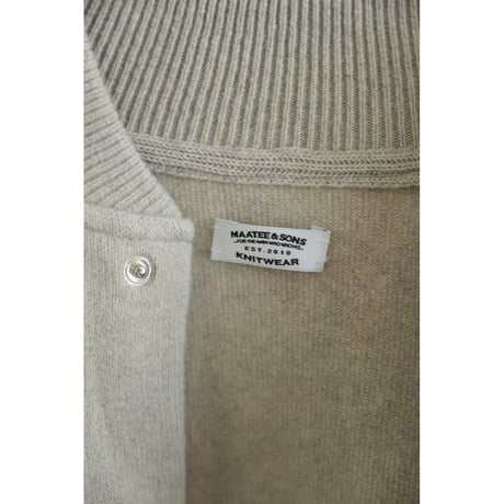 MAATEE&SONS SNAP CARDIGAN
