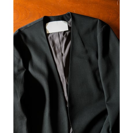 nonnotte Wool Gabardine Draping No Collar N Jacket