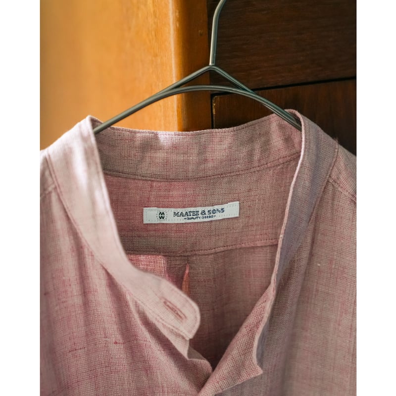 MAATEE&SONS LINEN FRINGE SHIRTS 鉄焙煎 | MusterWerk