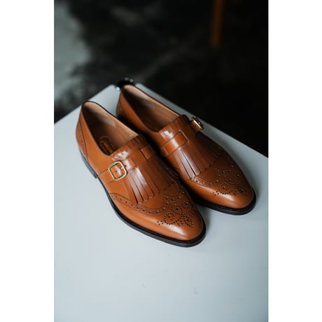 F.LLI Giacometti FG462 ROSSA (WING-TIP MONK SLIP-ON)