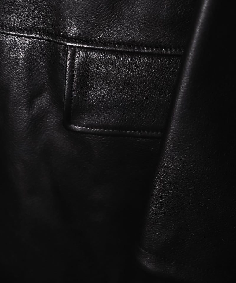MAATEE&SONS LAMB LEATHER CAR COAT 裏CASHMERE | M MAATEE&SONS LAMB LEATHER CAR COAT 裏CASHMERE | M