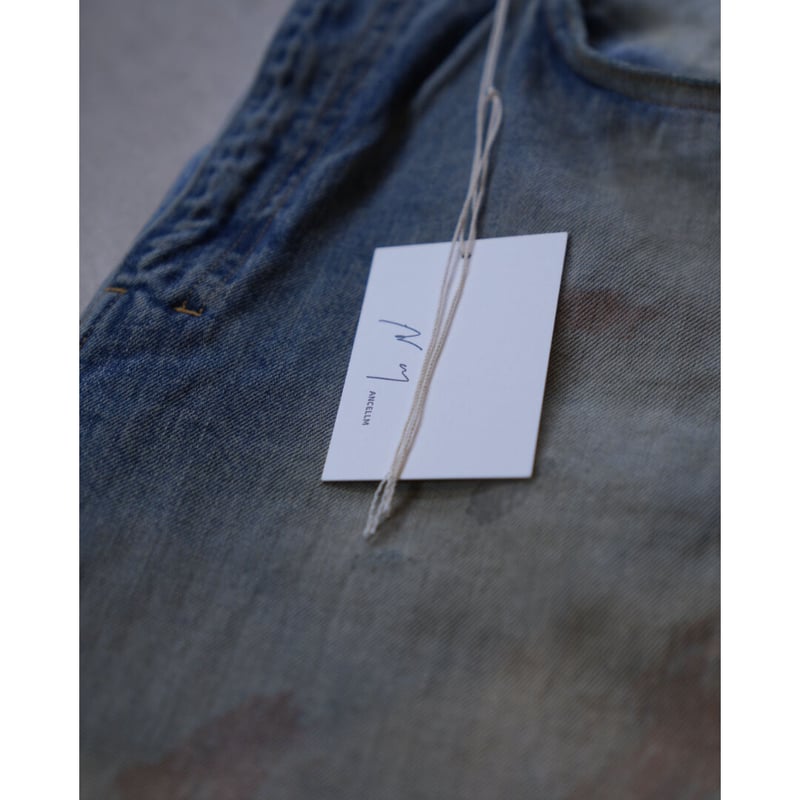 ANCELLM SELVEDGE DENIM STRAIGHT 5P PANTS | Must