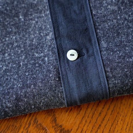 Olde Homesteader INTERKNIT RIB HENLEY NECK SHORT SLEEVE