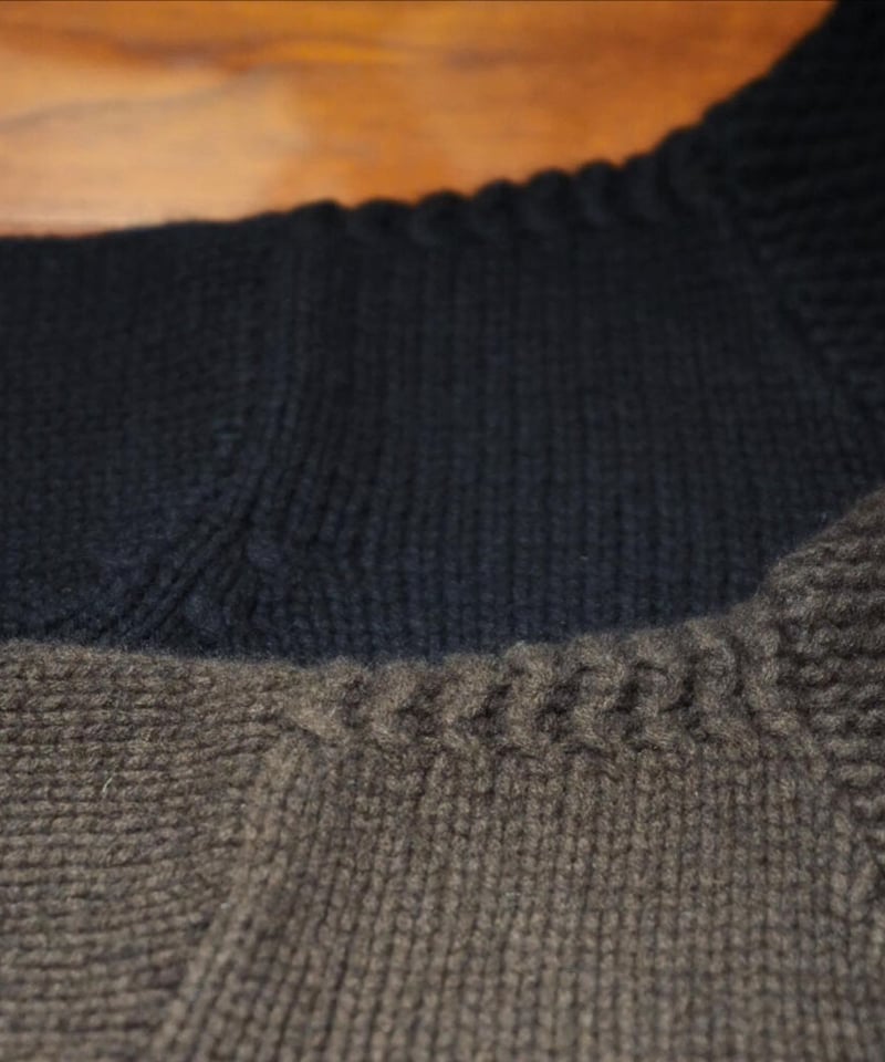walenode Ex. Tibetan yak Hand knitted cowichan