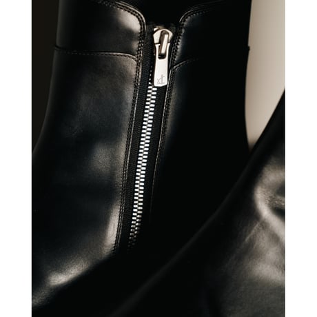 Post Production Side Zip Boots "Italian calf"