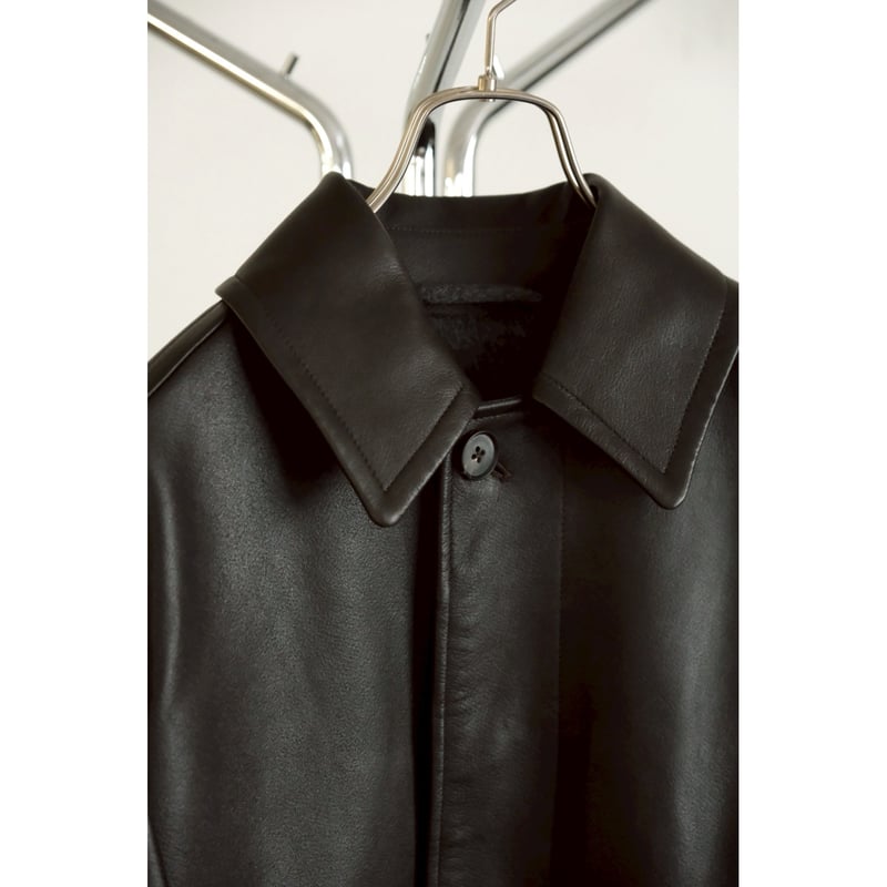 MAATEE&SONS SPANISH LAMB 裏カシミヤ LEATHER HALF COA