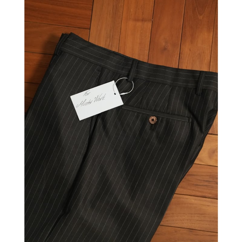 BIBOJA -High Waisted Flare- 38 チャコール BIBOJA High Waisted Flare Trousers - No Pleat/S