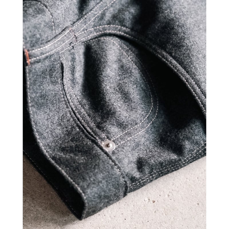 MAATEE&SONS WOOL FLANNEL DOUBLE-KNEE PT | Muste