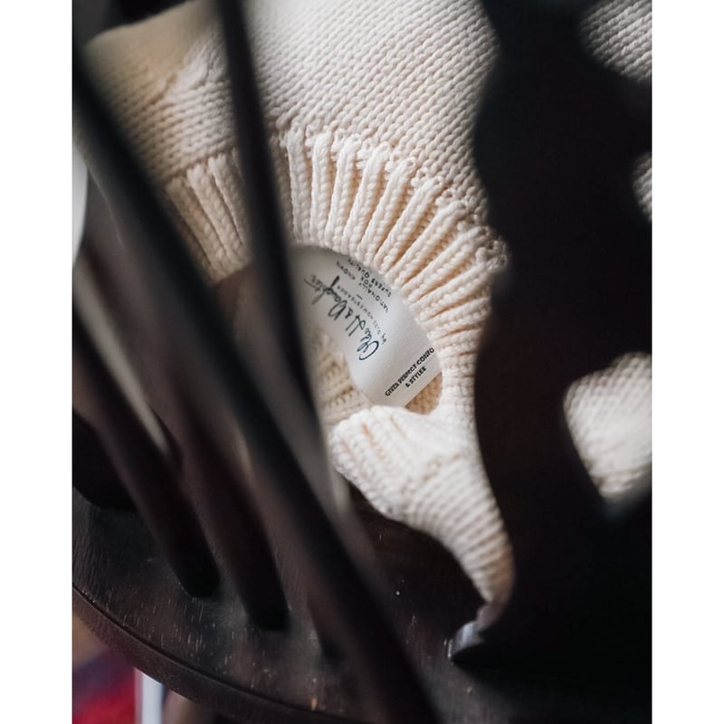 Olde H & Daughter Ex. WOOSTED WOOL CREW NECK P/