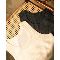 PICEA Ex. BABY CASHMERE RIB TANK TOP